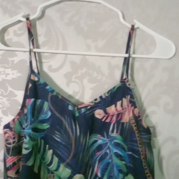 Shein Tropical Tank top 10Y - Picture 1 of 6